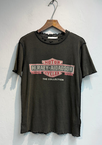 Washing printed tee #00676
