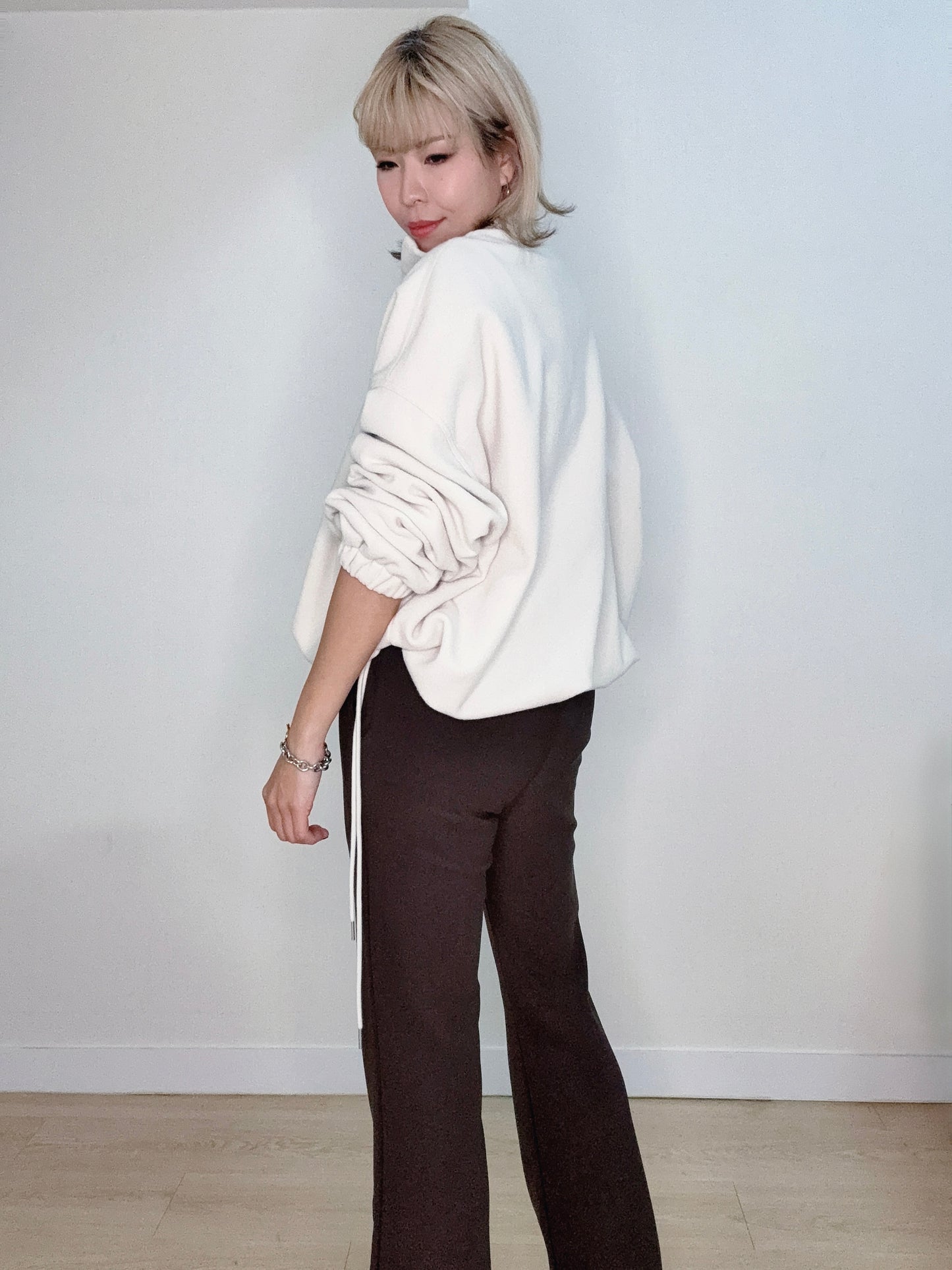 (Must have )Embroidery slim pants #00160