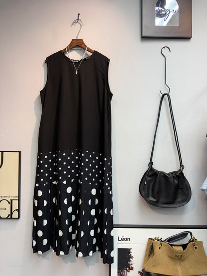 👍🏼DOT bottom vest dress #00646