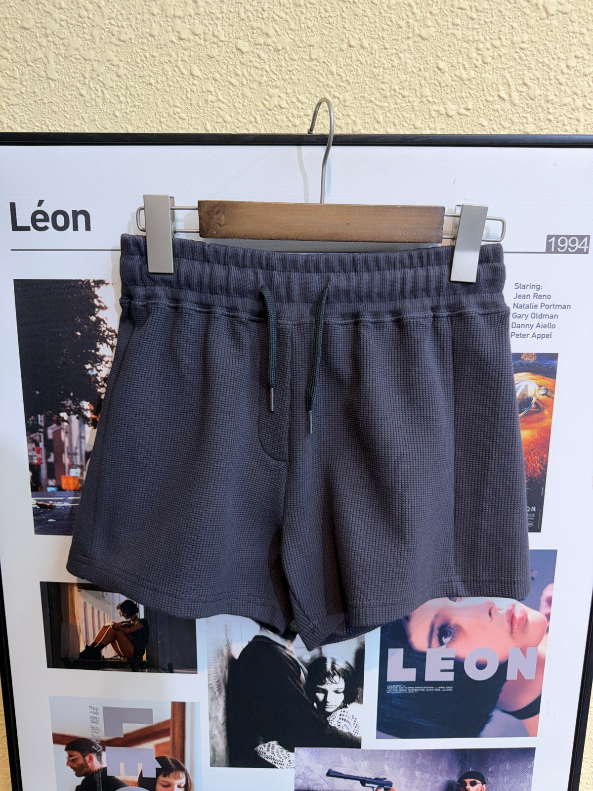Waffle shorts #00936