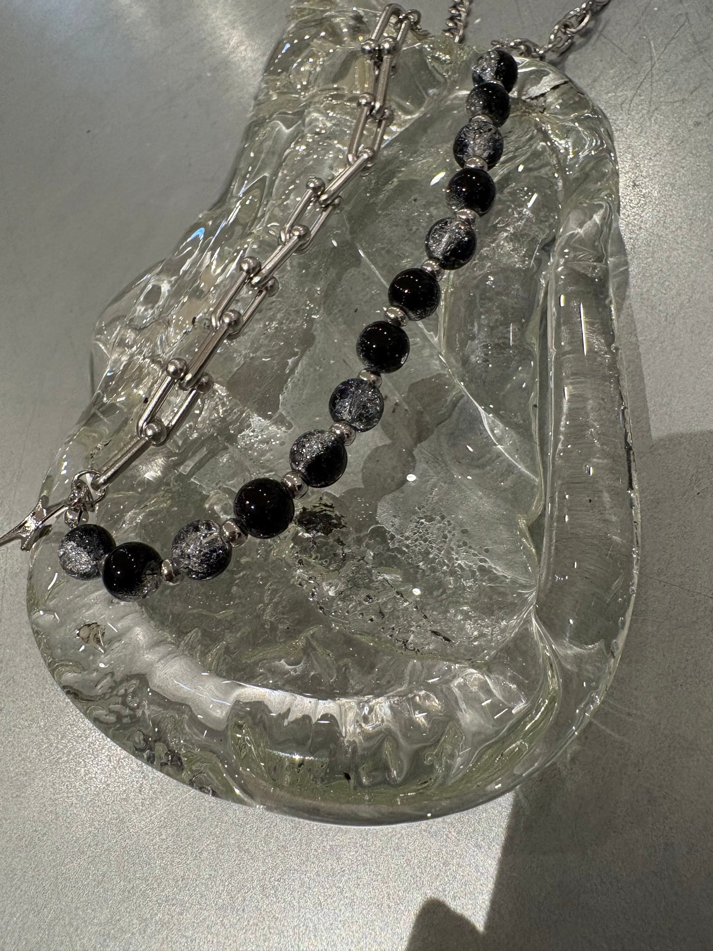 Crystal X Star pendant necklace