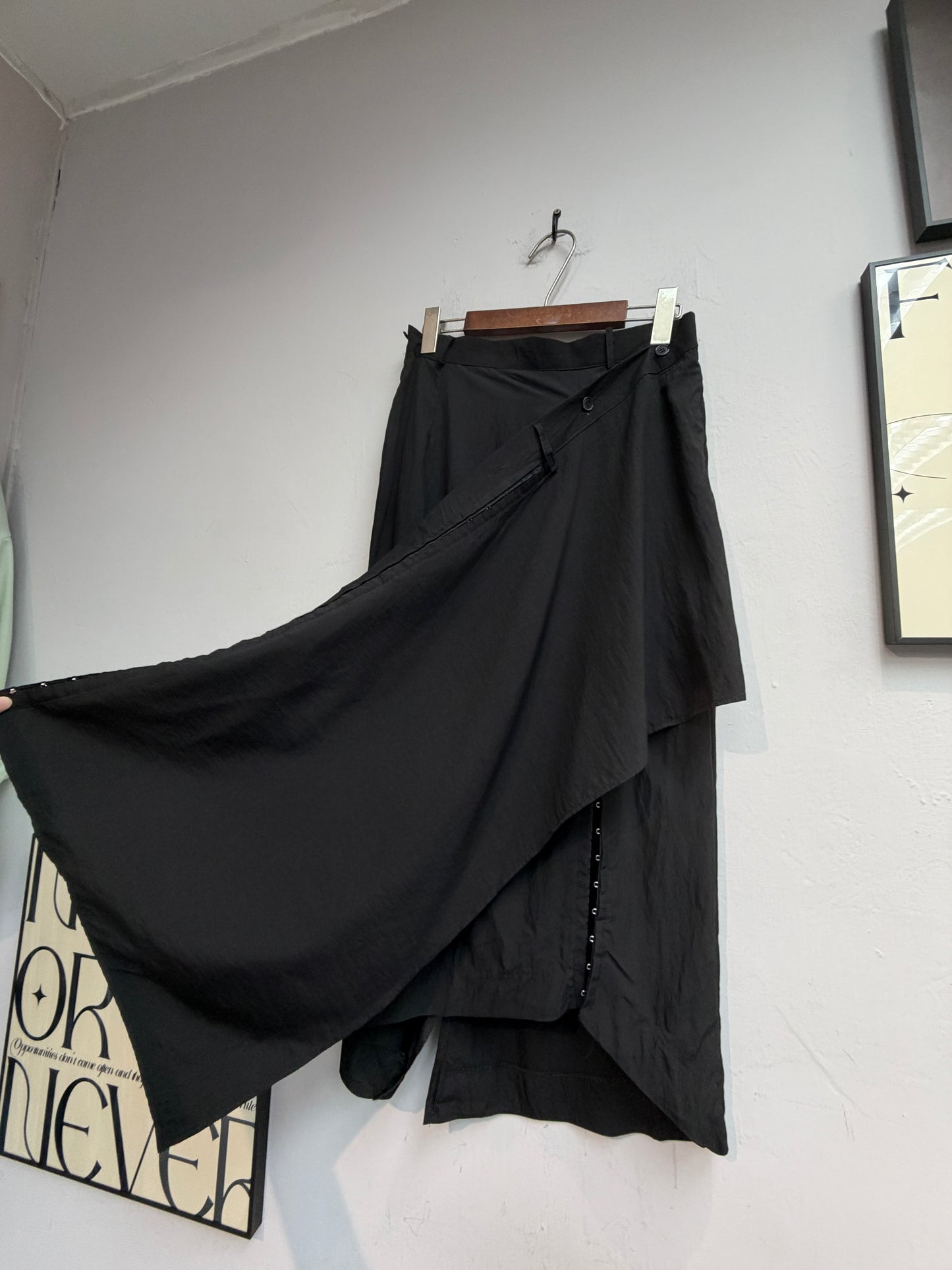 (-30%)irregular hem skirt