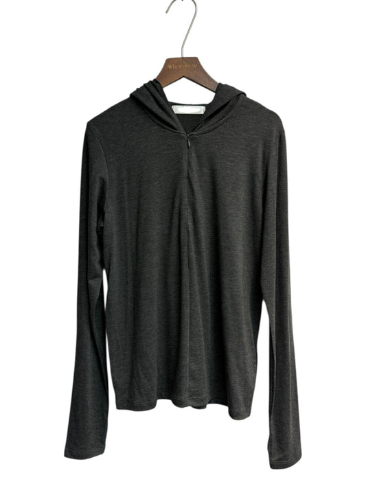 With hat half zip tee #00063