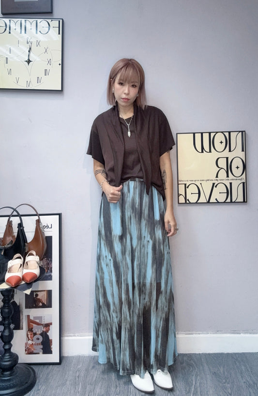 (-30%)Scarf tee (light cotton)