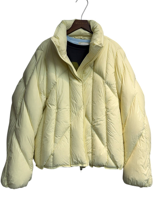 Mock neck down jacket #00142