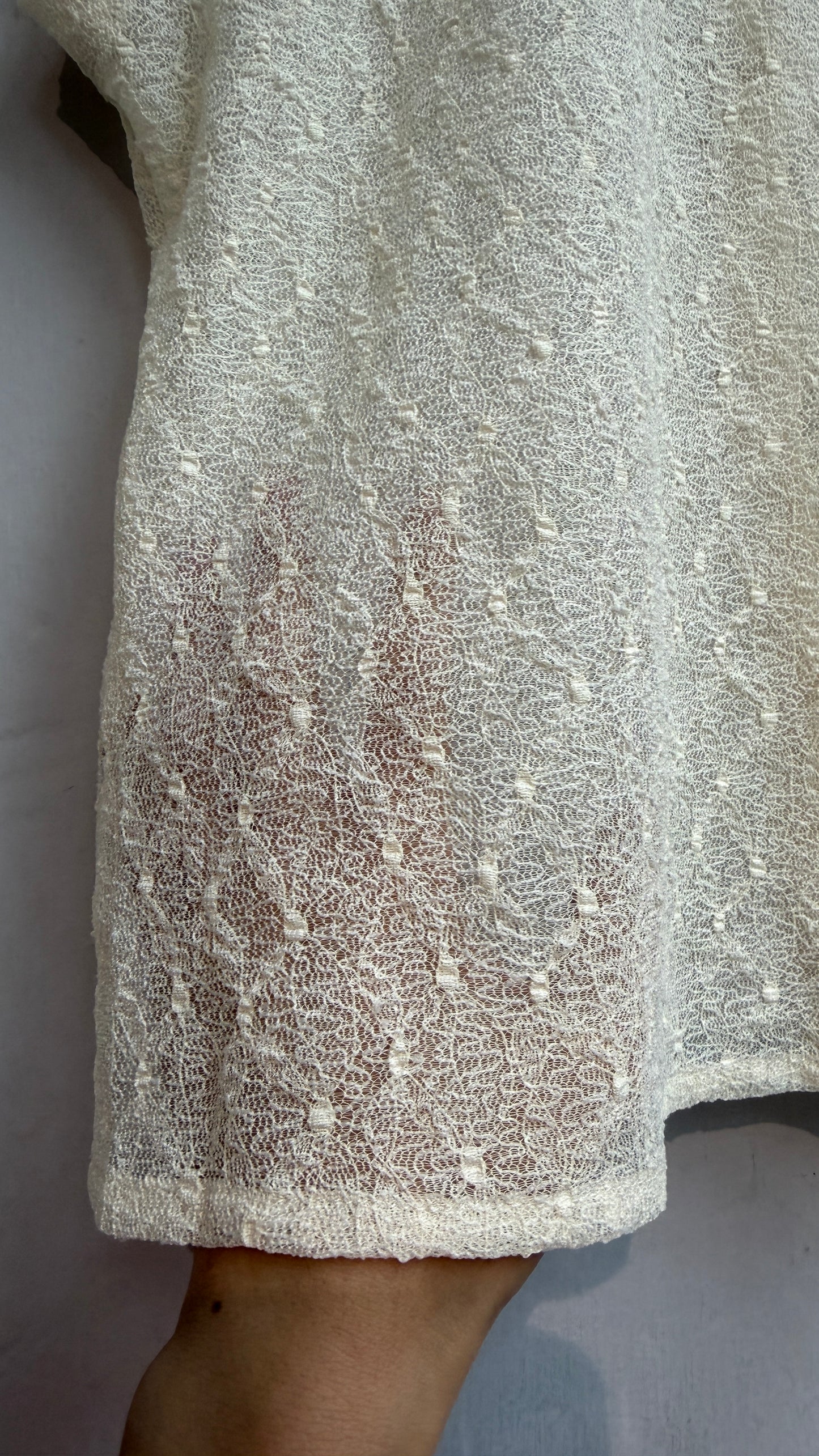 (-30%)Mesh lace blouse