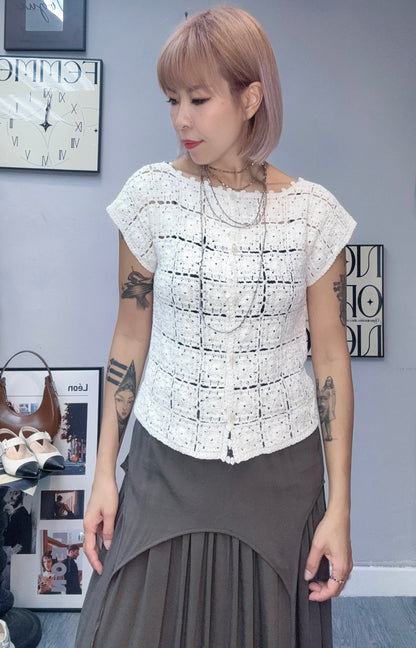 (-20%)Embrodiery short outer #00832