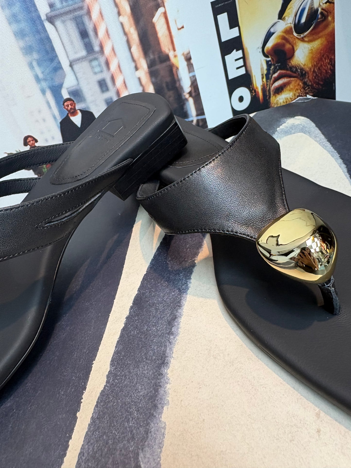 👍🏻Italy calfskin flip-flops