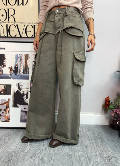 Drawstring cargo pants