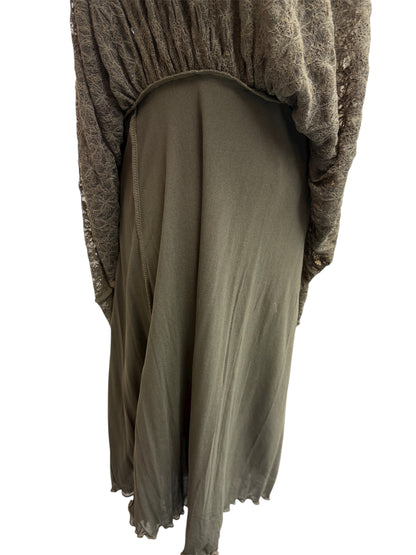 Full lace v neck one piece #00045