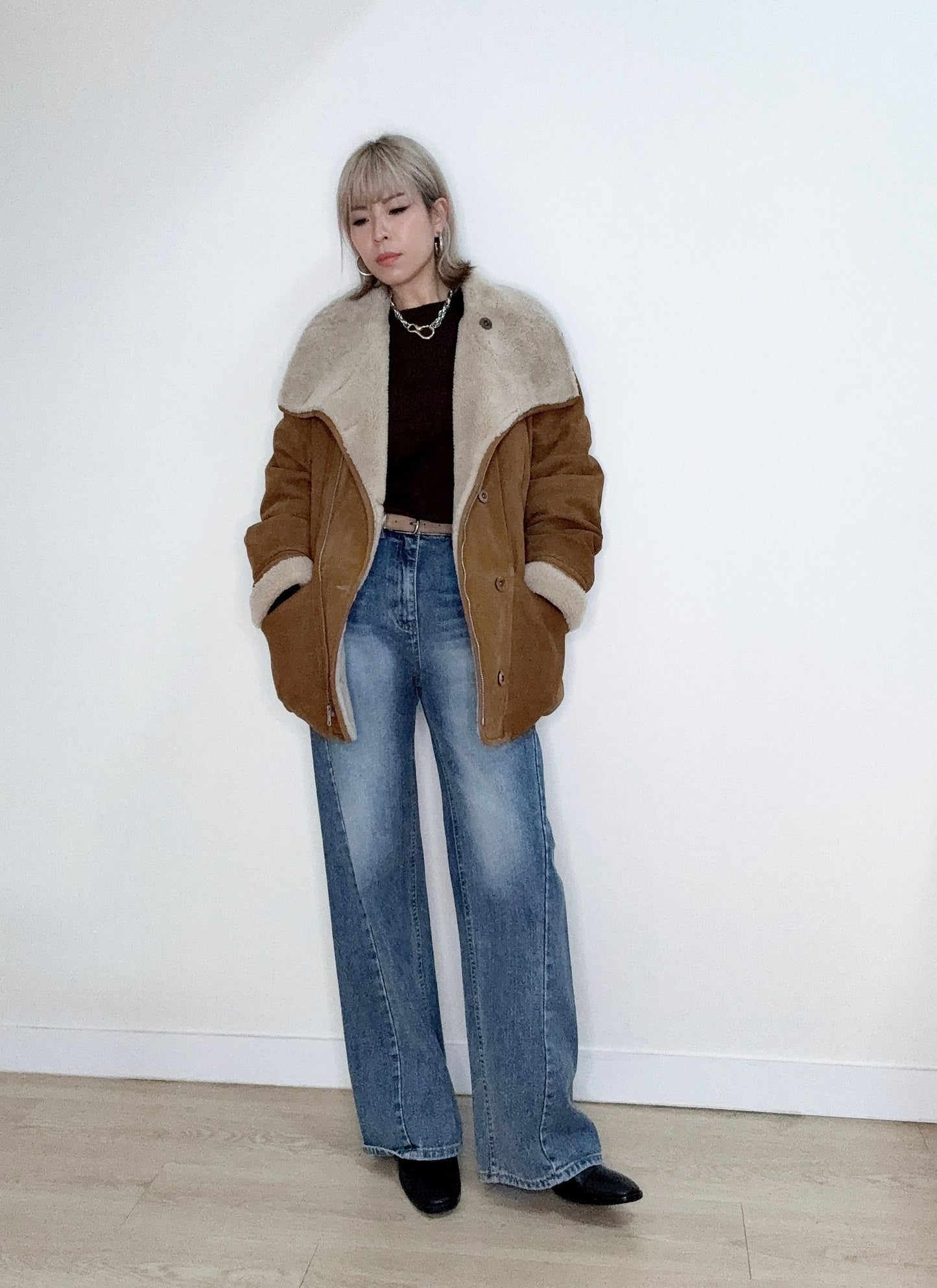 (-40% off) leopard skin X down jacket #00148