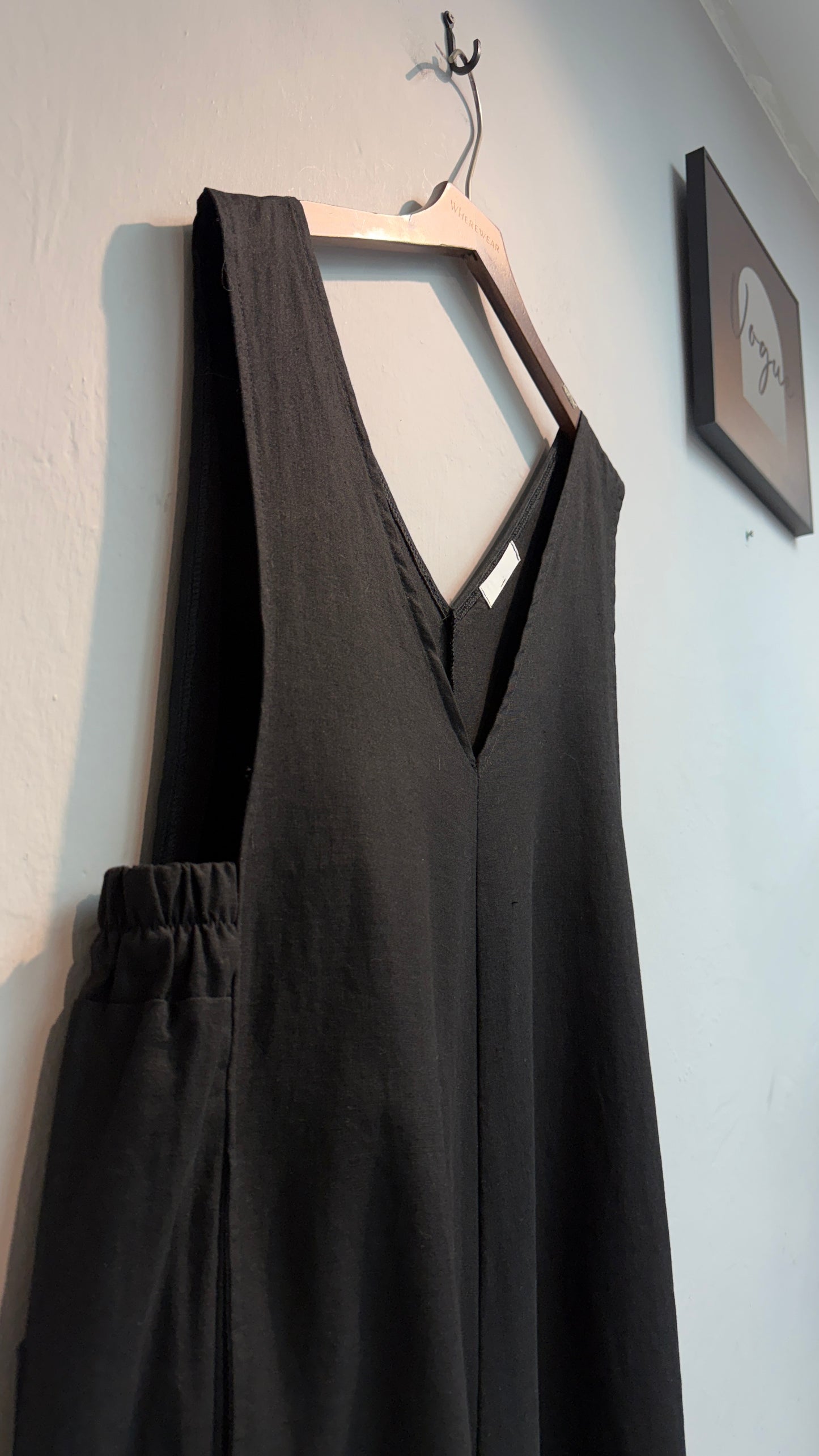Big v neck tank jumpsuits #00747