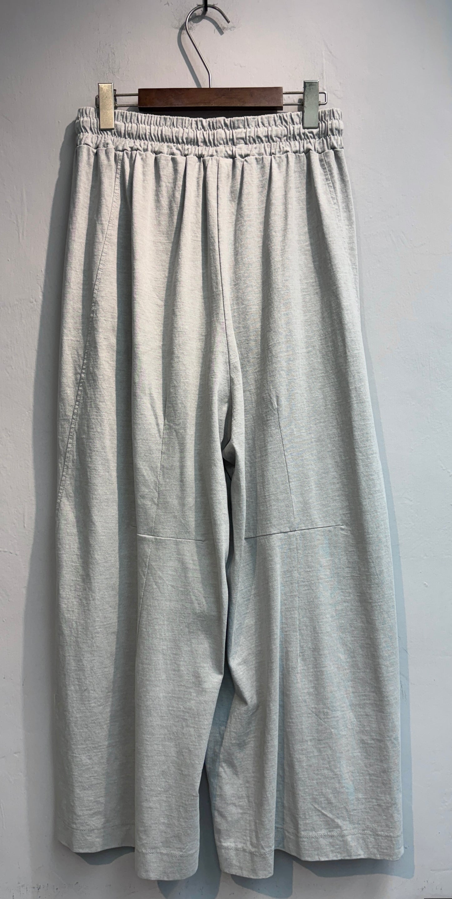 Side label cotton pants #00729