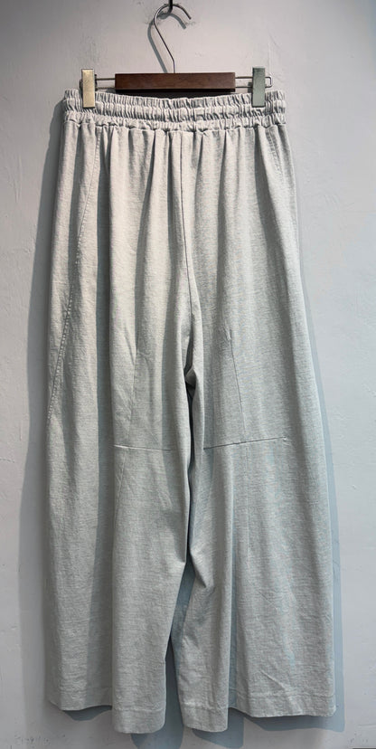 Side label cotton pants #00729