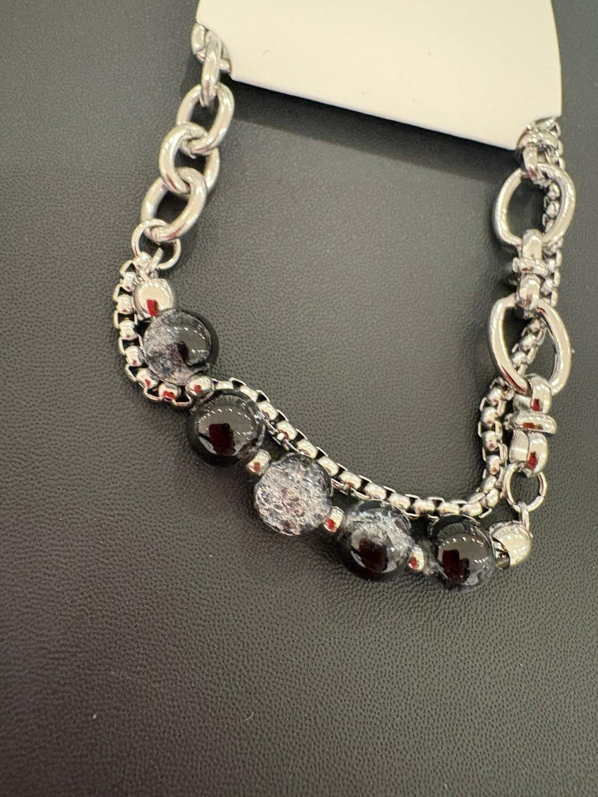 Crystal bean bracelet