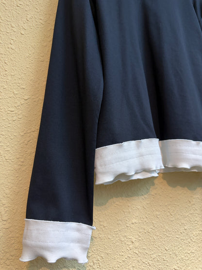 Ruffle hem tee #00868