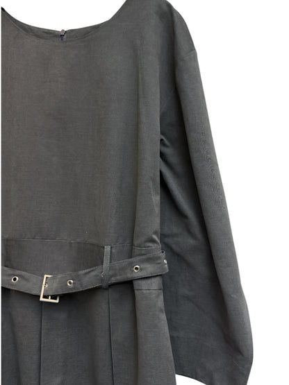 Plain 3D sleeves short dress