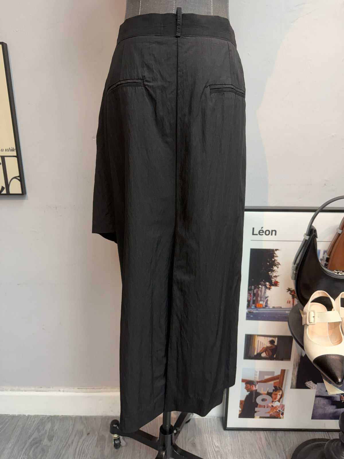 (-30%)irregular hem skirt