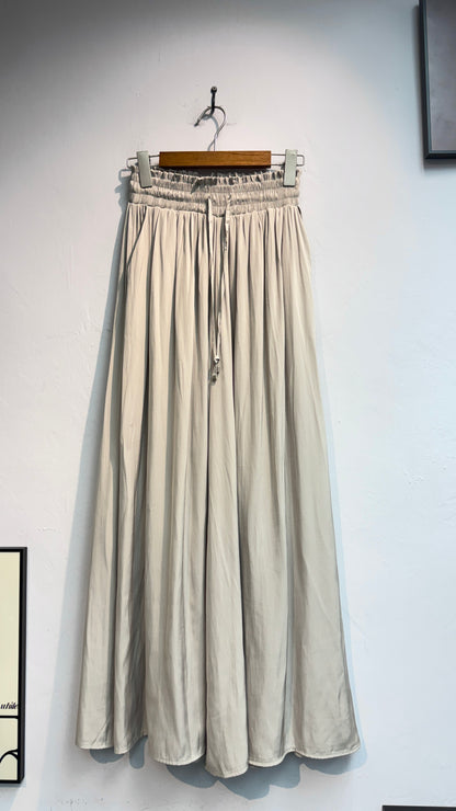 Full elastic silky pants #00751