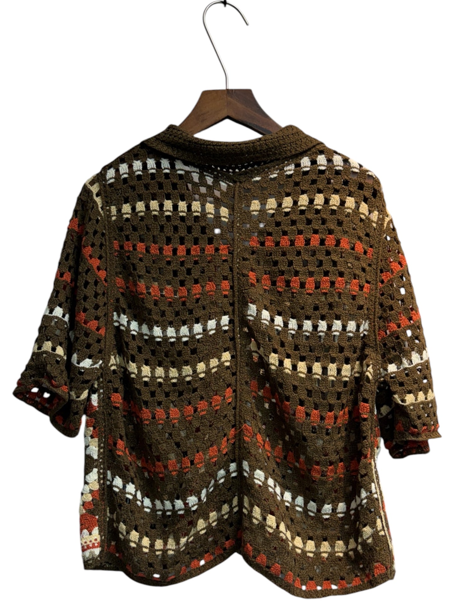 Woven pattern knit outer #00584