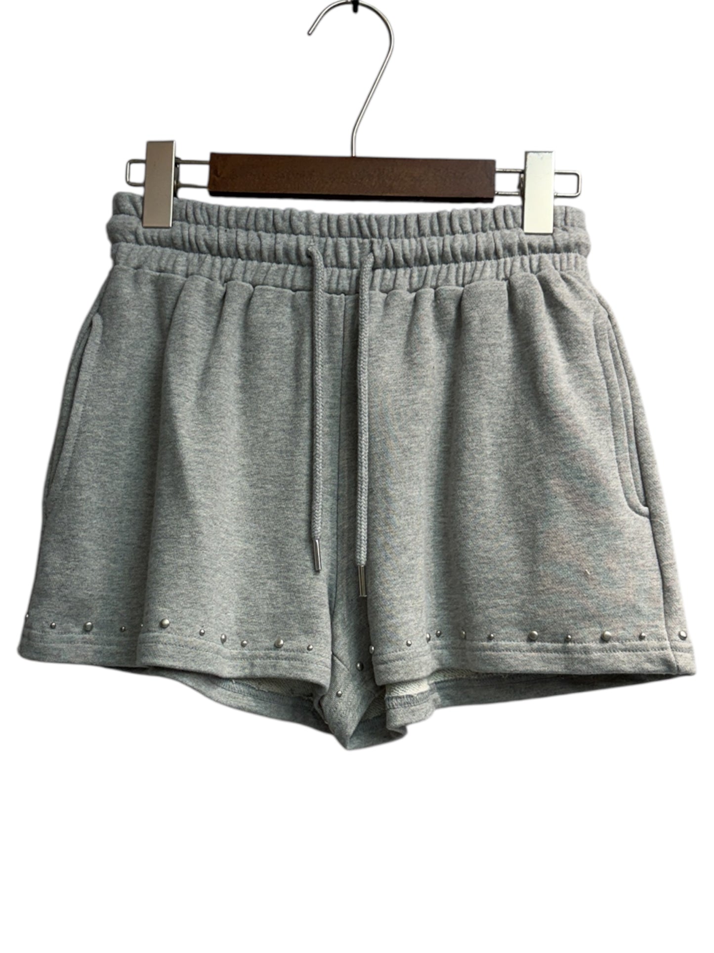 (-20% off)Side silver beans shorts#00301