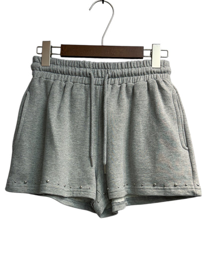 (-20% off)Side silver beans shorts#00301