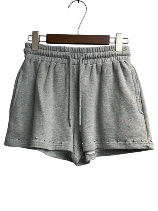 (-20% off)Side silver beans shorts#00301