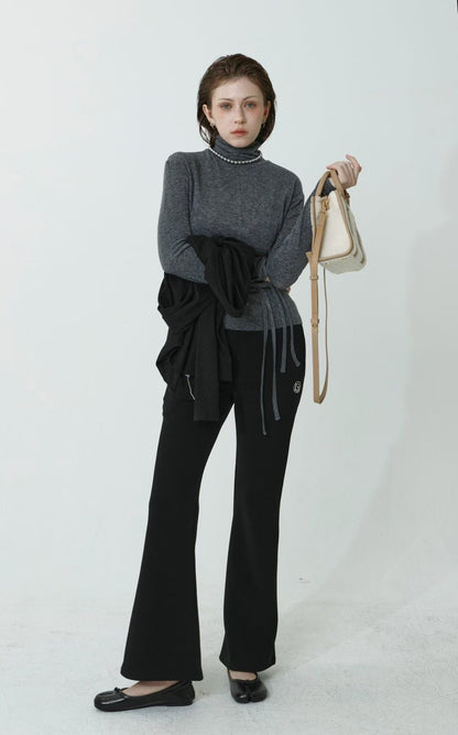 (Must have )Embroidery slim pants #00160