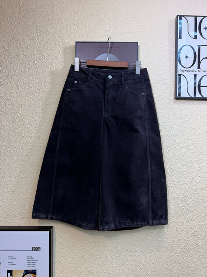 Velvet capri pants #01029