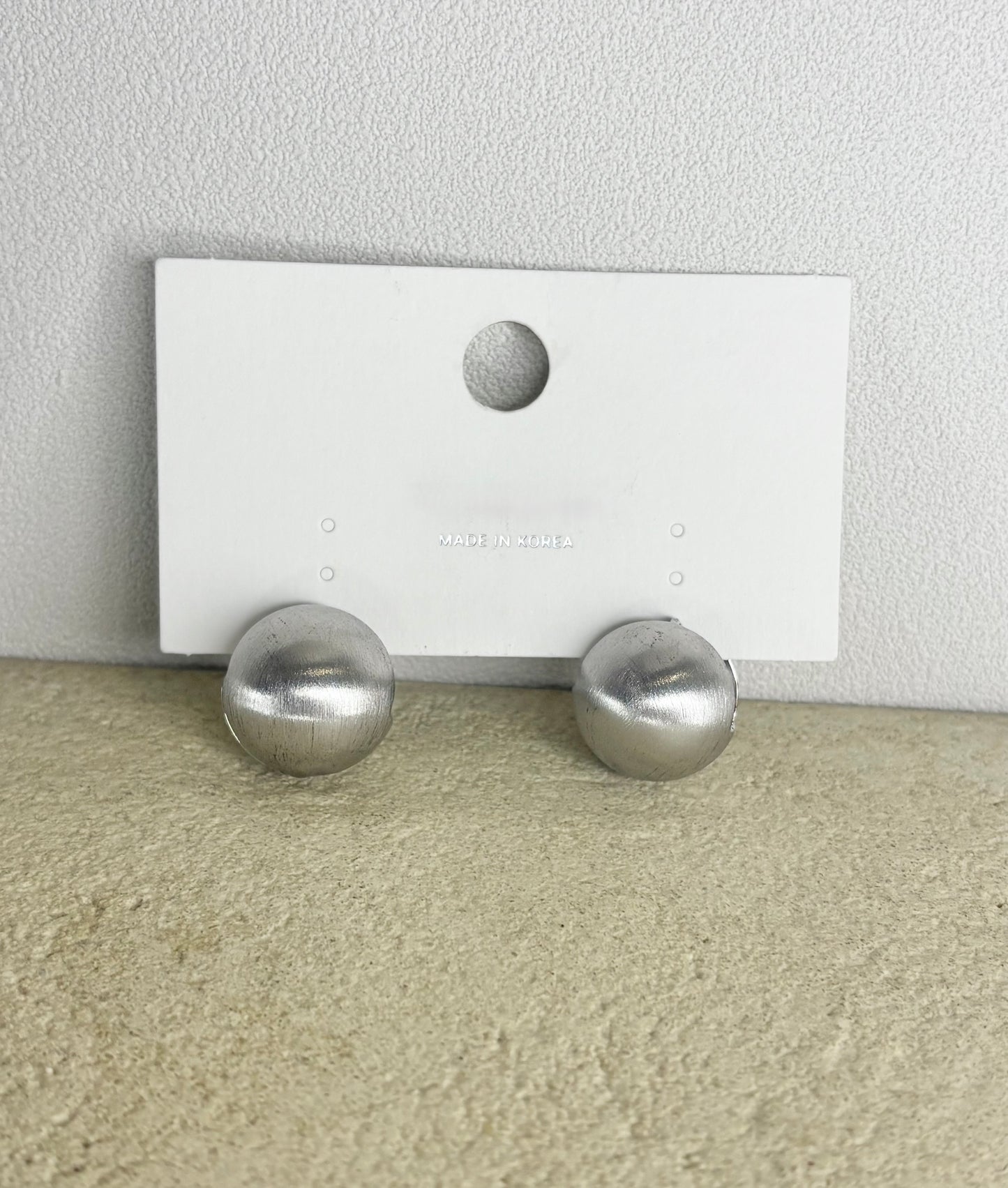 Ball shaped bead earrings
