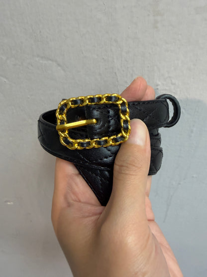 (-30%)Gold buckle belt