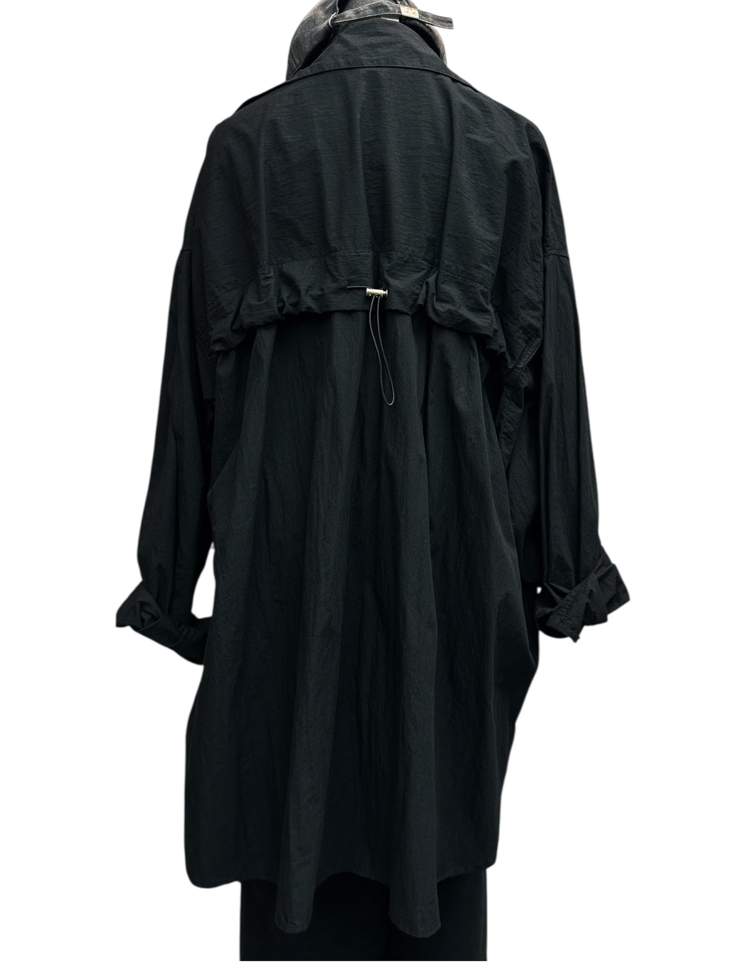 Rope front long shirt