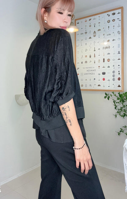 (Promotion -20%)Embossed short outer #00668