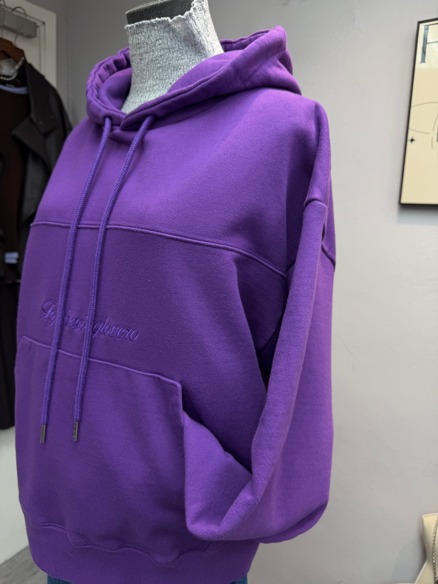 Embroidered letters with hat sweater #00062