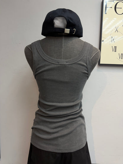 (-30%)Front buttons plain tank #00779