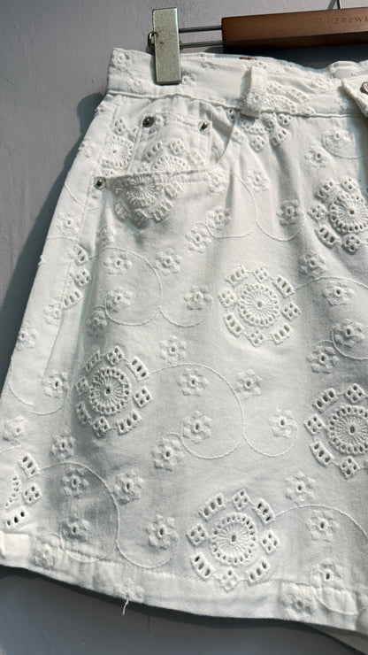 Embroidery shorts #00643