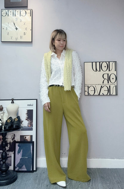 So so shirt collar cardigan #00385