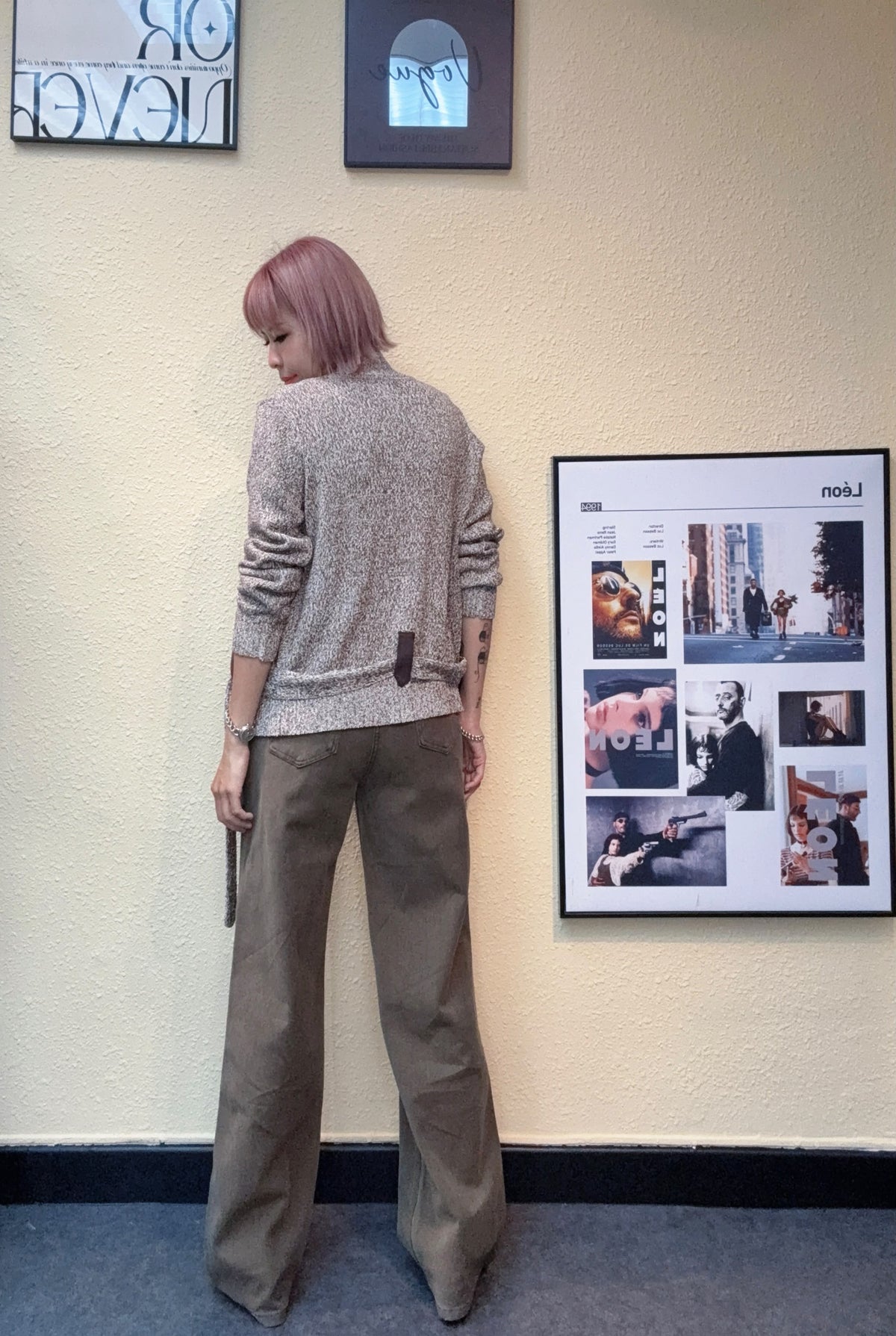 With belt knitted outer #00847