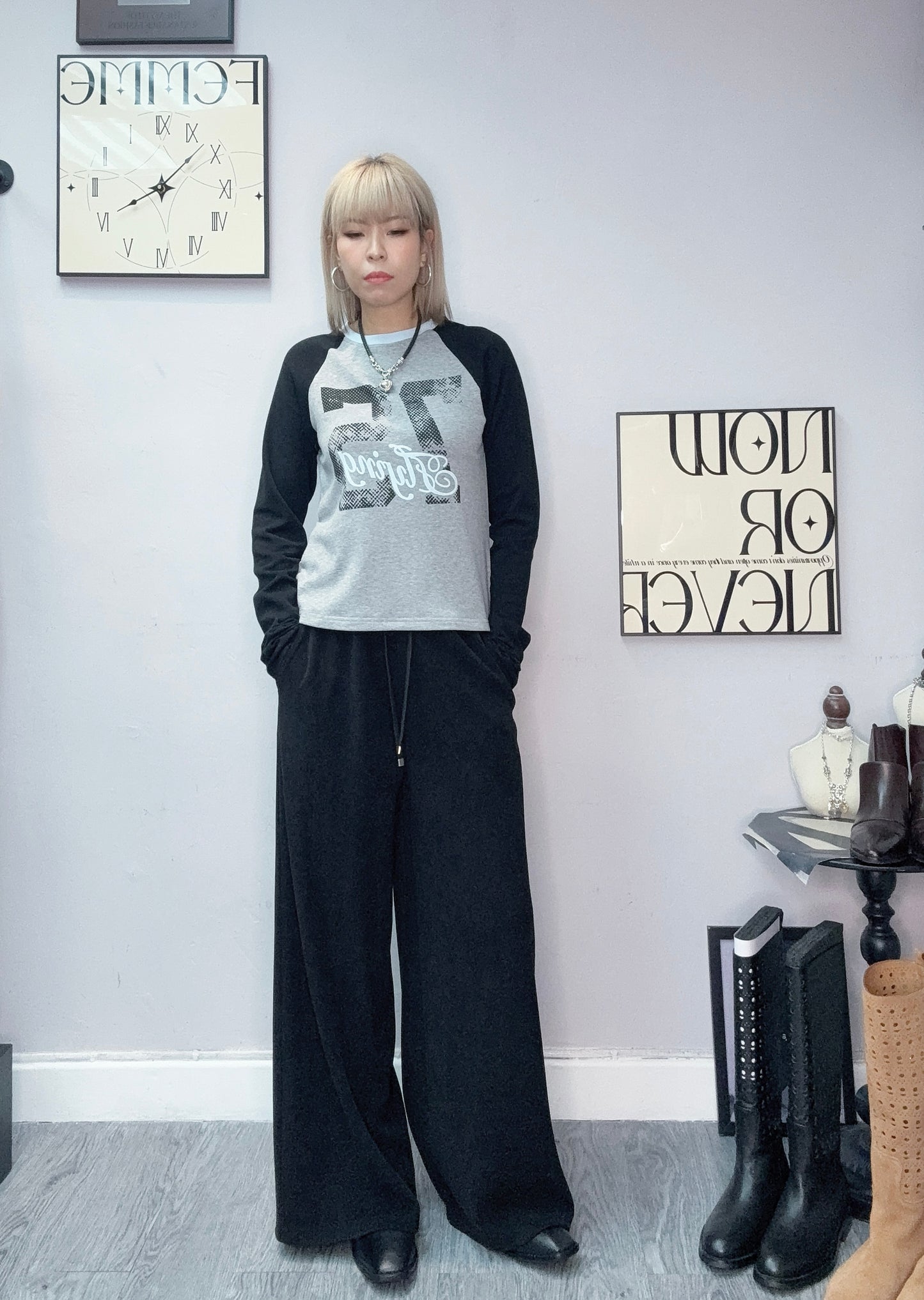 Raglan sleeves tee #00135