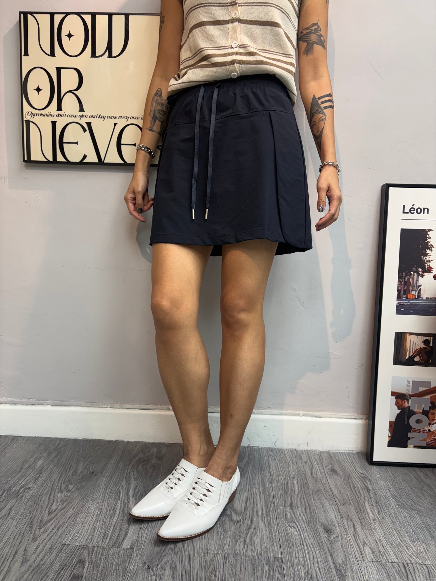 (-20%)Windbreaker skort #00774