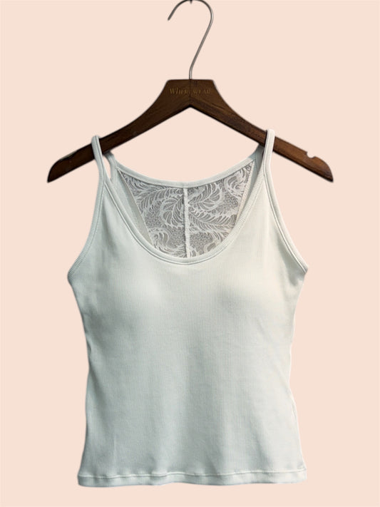 Back half lace bra top #00523
