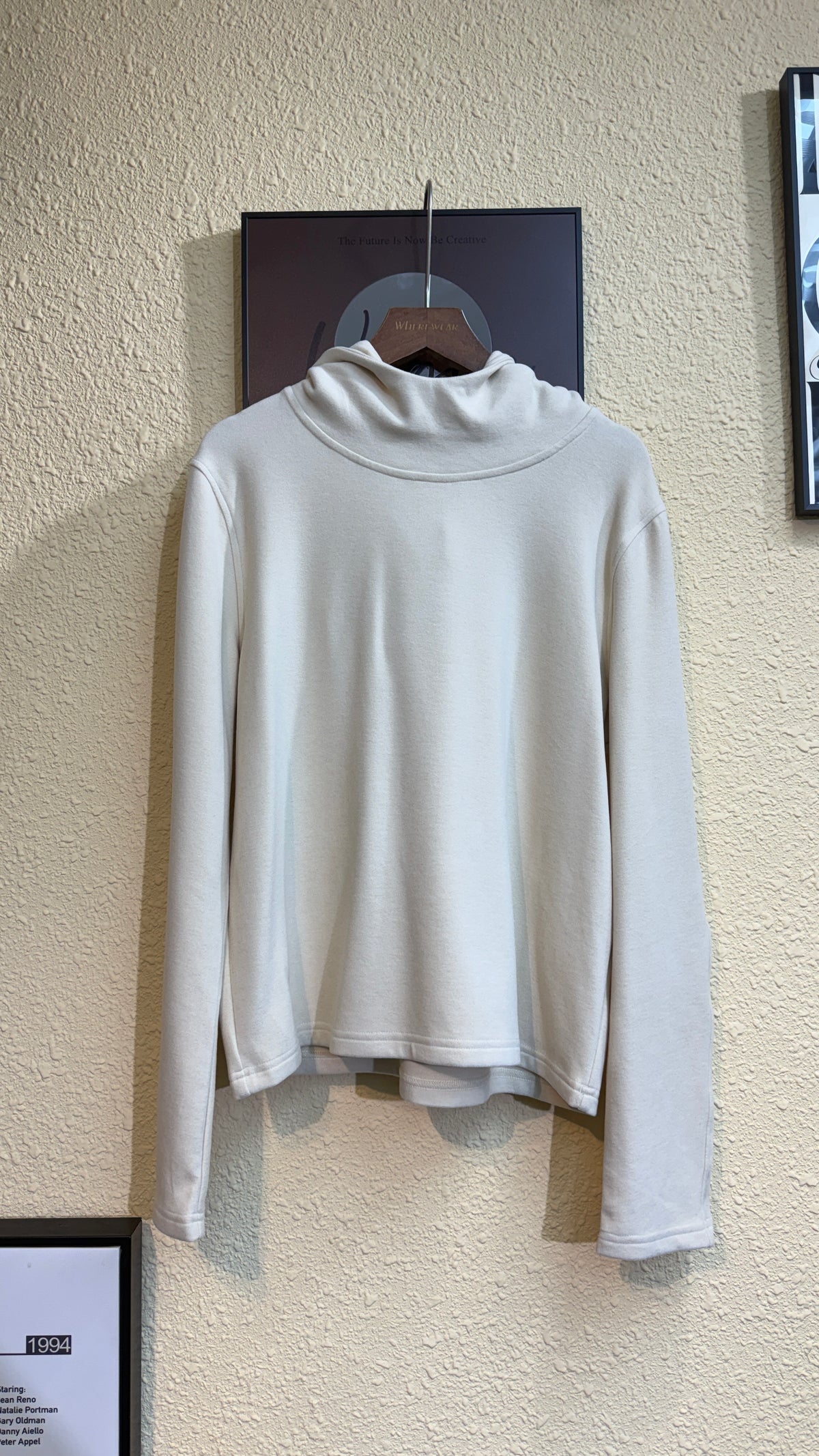 With hat fleece top #00946