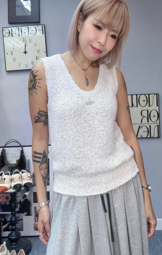 (-30%)Mixed tank knitted