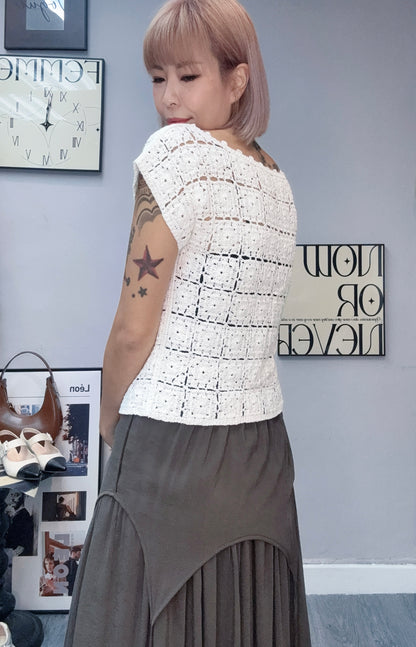 (-20%)Embrodiery short outer #00832