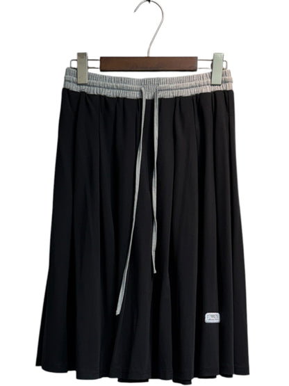 Full elastic pleated skirt #00618