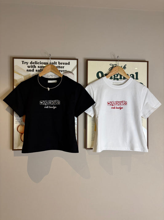 Embroidery dice tee #00371