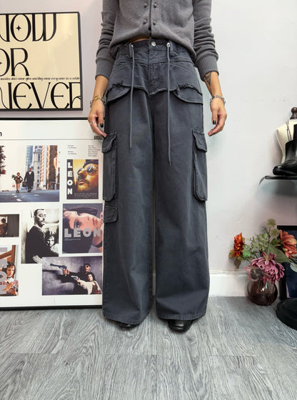 Drawstring cargo pants