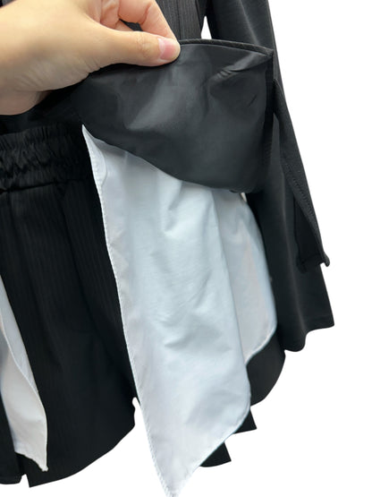 Stripe  X shirt vest blazer