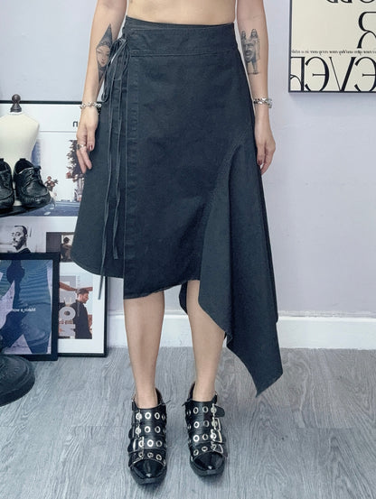 Side ribbon skirt #00429
