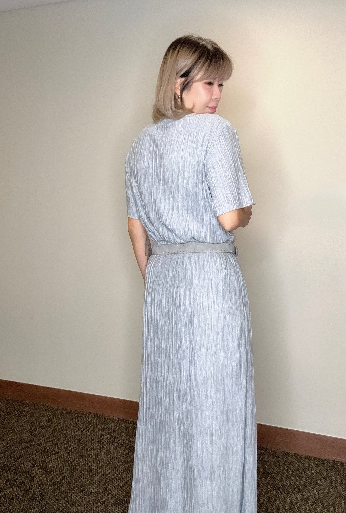 Pleated softy cotton set #00517